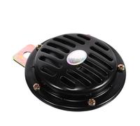 Amosfun Bocina de Alta Frecuencia para Coche y Motocicleta, Diseño de Aleación Negra, de 12v, Compatible para Uso en Exteriores y Seguridad Vehicular