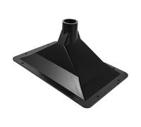 Amosfun Bocina de Altavoz para Conferencia Diseño Estable y Reducción de Eco, Cuerpo de Plástico Negro Garganta Atornillada de 26 Mm para Uso en Salas y Escenarios