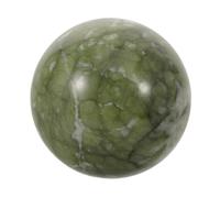 Amosfun Bola Energía de 5 Cm de Jade y Hsiuyen Pulida de Verde Feng Shui y Atracción de Riqueza para de Oficina
