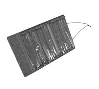 Amosfun Bolsa Colgante para cinturón de Marciales exhibición de Pared del cinturón de Taekwondo Percha de Bolsillo de Pared sintió Gris