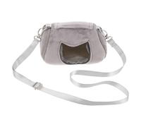 Amosfun Bolsa de Transporte para Mascotas Pequeñas, Transportín Portátil para Hámster Fondo Plano Estable, Tela Transpirable y Cierre de Cremallera Segura, Adecuado para Viajes al Aire