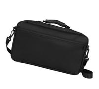 Amosfun Bolsa para Oboe de Tela Oxford Negra, Bolso de Almacenamiento Duradero Gran Bolsillo Frontal, Transporte Cómodo para Instrumentos Musicales de Viento y Uso en Conciertos