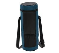 Amosfun Bolsa para Transportar Vino Térmica Azul Oscuro Capacidad De 2l, Material Resistente y Portátil, Portador De Botellas para Picnic y Uso Al Aire Libre