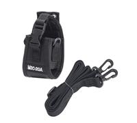 Amosfun Bolsa Porta Radio Ajustable Modelo 20a de Nailon para Interfono | Funda de Almacenamiento Negra, Protege Interfono, Uso Teléfono, Correa para Hombro, Exterior