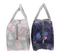 Amosfun Bolsas Térmicas para Almuerzo 2 Unidades Bolsa de Conservación del Calor Portátil de Nailon Resistente Prueba de Agua para Picnic y Comida al Aire Libre