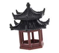 Amosfun Bonsái Modelo De Edificio Antiguo Estatua Miniatura De Pabellón De Jardín Japonés Adorno De Mesa para Bonsáis Decoración Miniatura para Jardín Esculturas De Modelo Chino