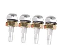 Amosfun Boquilla De Pulverización Vaporosa Plateada 2 Unidades Para Lavaparabrisas Delantero, Boquilla De Lavado a Presión, Recambio Duradero Para Limpieza De Parabrisas Todas Las Estaciones