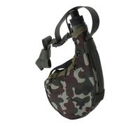 Amosfun Botella de Agua para Senderismo con Diseño Camuflaje Militar, Capacidad Grande, Resistente y Portátil, Porta Cantimplora para Exterior con Cinturón Cómodo, Adecuado para Camping