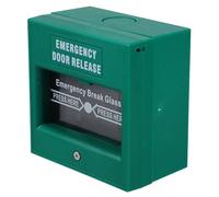 Amosfun Botón y Compatibilidad de Liberación de Alarma de Salida de Emergencia Verde Sencilla Sistema de Alarma contra Incendios para Situaciones de Emergencia