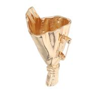 Amosfun Broche Florero Mini Portátil para Mujer, Accesorio DIY Ligero y Cómodo sin Flores, Pin de Bricolaje para Chaquetas, Suéteres y Vestidos, Complemento Floral Minimalista para Ropa