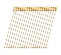 Amosfun Broches de Joyería de Solapa 90 Mm, 20 Piezas, Broches Largos de Metal con Tapón para Bufanda, Alfileres de Acero Inoxidable para Manualidades y Uso en Prendas