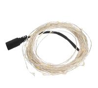 Amosfun Cadena de Luces LED de Cobre 10 Metros, Luz Blanca Cálida, bajo Voltaje Dc12v, Flexible Interiores y Exteriores, Adecuado para Decoración Navideña y Fiestas Color Color Aleatorio