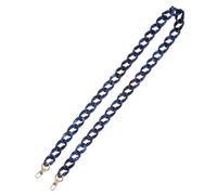 Amosfun Cadena para Bolso Acrílico Azul Larga Diseño de Pescado, Conveniente para Operar E Instalar, Adecuado para Bolso de Hombro y Escenario de Compras