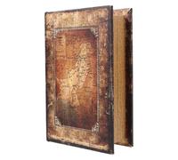 Amosfun - Caja de almacenamiento de libros falsos para la Biblia retro y secuestro libro falso libros decorativos baratija caja de almacenamiento para tarjetas postales fotos joyería mandos a