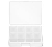 Amosfun Caja de Plástico para Almacenamiento y Mezcla de Pigmentos de Acuarela, Práctica y Fácil de Usar para Dibujo Artístico y Pintura