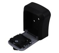 Amosfun Caja de Seguridad Código y Llave para Pared, Pequeña Caja Portallaves de Plástico Abs Resistente al Exterior, Montaje Mural para Hogar, Empresa y Apartamento, Cerradura