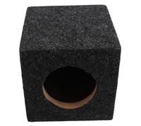 Amosfun Caja Subwoofer Cuadrada de Madera para Coche Recambio Compatible para Sistema Audio Vehículo y Camión Diseño y