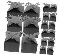 Amosfun Cajas De 48 Piezas Caja De Botanas Caja De Favores De Halloween Contenedor De Dulces Fantasma Favor Cajas De Murciélagos Cajas Embalaje Papel Víspera De Todos Los Santos Regalo