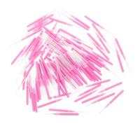 Amosfun Cepillos Interdentales Portátiles Rosa 100 Unidades Palillos para Aparatos de Cerdas Suaves Cepillo Limpiador Interdental para Higiene Bucal y Viajes