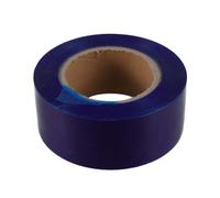 Amosfun Cinta protectora de llanta sin cámara de polietileno azul para neumáticos de coche, película de protección de llanta de material PE que evita daños durante la instalación y mantenimiento de