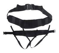 Amosfun Cinturón Hebilla Portátil de Servicio de Nylon Multifuncional Negro de Liberación Rápida para Pantalones y Ropa de Trabajo en Actividades Deportivas Caza
