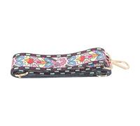 Amosfun Cinturón Poliéster Resistente Ajustable Vintage Estampado Floral de Banjo Que Reduce Presión en Hombro y Espalda para Músicos