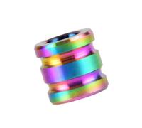 Amosfun Colgante de Cordón de Aleación de Titanio, Cuentas de Cuerda de Paracord, Anti-alergia, Alta Dureza, para Mochila y Cremallera, Camping, Uso Diario
