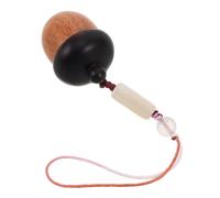 Amosfun Colgante de Llavero en Forma de Bellota de Madera Natural, Cordón para Teléfono Móvil, Accesorio Meticulosamente Elaborado para Decoración de Bolso y Navidad