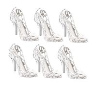 Amosfun Colgantes De Navidad De Dibujos Animados Diseño De Tacones Altos, 6 Piezas, Material Plástico, Decoración Navideña para Árbol De Navidad, Fiesta y Hogar, Adornos Colgantes para Decorar