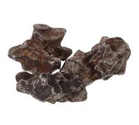 Amosfun con Mineral Original y Objeto Decorativo Único Espécimen Científico Muestra de Meteorito de Hierro Natural para Enseñanza