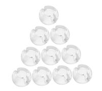 Amosfun Conectores de Cadena Transparentes para Cortinas Enrollables y Persianas Verticales, Tope Limitador y Fijador de Cuentas, 20 Piezas, Accesorios para Mantenimiento en Hogar