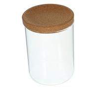 Amosfun Contenedor De Almacenamiento Transparente Tapa Porta Bolas De Algodón Organizador De Baño