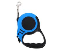 Amosfun Correa Retráctil Automática para Perros, Cuerda Telescópica Azul de 5 Metros, Línea Segura y Resistente para Suministros de Mascotas, Adecuada para Paseos al Aire Libre