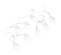 Amosfun Creepy Skeleton Hand Wall Hanging Decor Lightweight Halloween Ornament For Haunted House Party and Escape