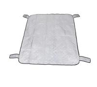 Amosfun Cubierta para Parabrisas de Coche Grande 150x125 Cm, Funda Protectora de Aluminio para Tragaluz, Resistente a Nieve, Escarcha y Hielo, Accesorio de Protección Invernal