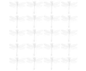 Amosfun Cubiertas de Bombillas LED Transparentes para Luces de Cadena 5 Mm, 50 Piezas, Diseño de Libélula Colgante, Pantalla de Plástico Resistente al Agua para Decoración