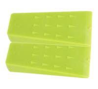 Amosfun Cuñas Ligeras y Seguras para Talar Árboles de Plástico Verde , 2 Piezas Herramienta para Cortar Ramas y Suministros para Cortar Árboles en Jardín
