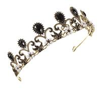 Amosfun De Cumpleaños Diadema De Novia y Boda Accesorio De Pelo Estilo De Perlas Decoración De Fiesta Fácil De Usar