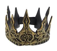 Amosfun De Rey Retro Diadema Rey Real De La Vendimia Reyes para Hombres Diadema De Cumpleaños De Bebé Disfraz De Rey Medieval del Rey De Las Mujeres Constituir Traje