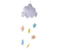 Amosfun Decoración Colgante De Nubes De Fieltro Estrellas Para Habitaciones Infantiles Adorno Soñado Para Guarderías y Dormitorios y Atractivo