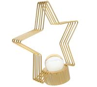 Amosfun Decoración De Estrella De Cinco Puntas Adorno De Hierro Forjado para Escritorio