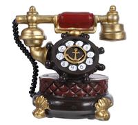 Amosfun Decoración De Teléfono Antiguo Suministros De Resina Accesorio Decorativo Para Oficina