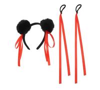 Amosfun Diadema Bolas De Pelo Para Cosplay De Halloween Accesorios Divertidos Para Fiestas y Disfraces Para Bebés