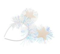 Amosfun Diadema de Oropel Navideña con Brillo para Fiesta Cumpleaños y Año Accesorios de Pelo Centelleante para Celebraciones y Cosplay