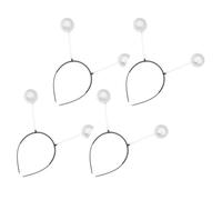 Amosfun Diadema para Cabello 4 Bolas de Espuma de Color Claro, Accesorio Ligero y Cómodo para Fiestas, Disfraces y Cosplay, Adecuado para Decoración y Tocados Únicos de Pelo