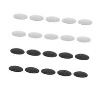 Amosfun Discos para Lima Electrónica de Pies 20 Piezas (10 de Color Claro y 10 Negras) Cabezal de Rodillo Reemplazable para Pedicura y Eliminación de Durezas en Talones, Accesorio