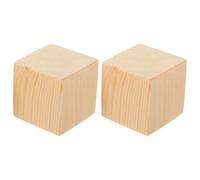 Amosfun Elevadores de Madera para Muebles 6 CM, 2 Piezas, Resistentes y Antideslizantes, para Camas, Sofás, Mesas y Sillas, Accesorios Prácticos para Hogar y Salón