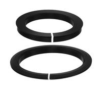 Amosfun Espaciador de Dirección de Bicicleta de Carretera y Montaña, Anillo Inferior Abierto de Aleación de Aluminio, Base de Horquilla Repuesto para Auriculares, Accesorio Ciclismo