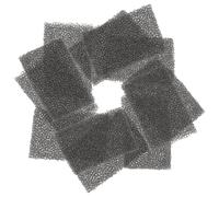 Amosfun Esponjas de Maquillaje Profesional Negras para Efectos Obsequios Halloween 16 Piezas 4x6x1 Cm para Heridas y Cicatrices, Esponja Densa Punteada para Cosplay y Maquillaje Corporal