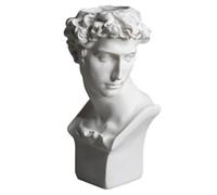 Amosfun Estatua de David de Resina como Soporte para Pinceles de Maquillaje y Portalápices, Accesorio Decorativo para Ambientes de Oficina y Hogar